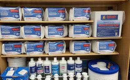 Pool chemicals and equipment