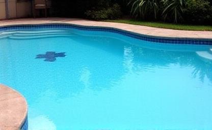 Before and after pool renovation